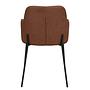 BECOLLA Armchair Set of 2 Rust Brown 4