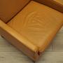 Armlehnsessel Leder Orange 1970er Jahre 9