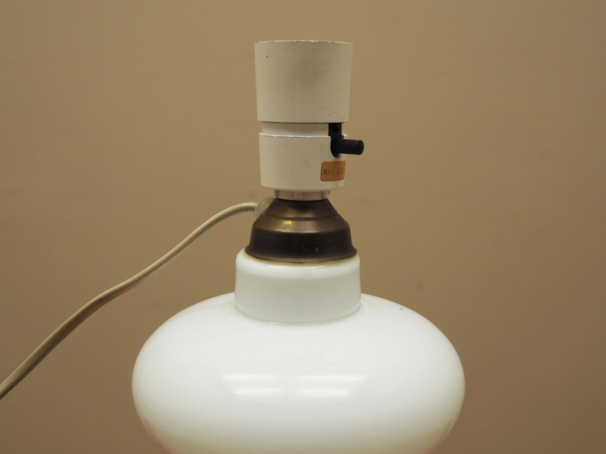 Table lamp glass 1970s 2
