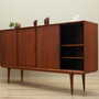 Vintage Highboard Teakholz Braun 1970er Jahre 4