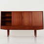 Highboard Teak Brown 1970s 2
