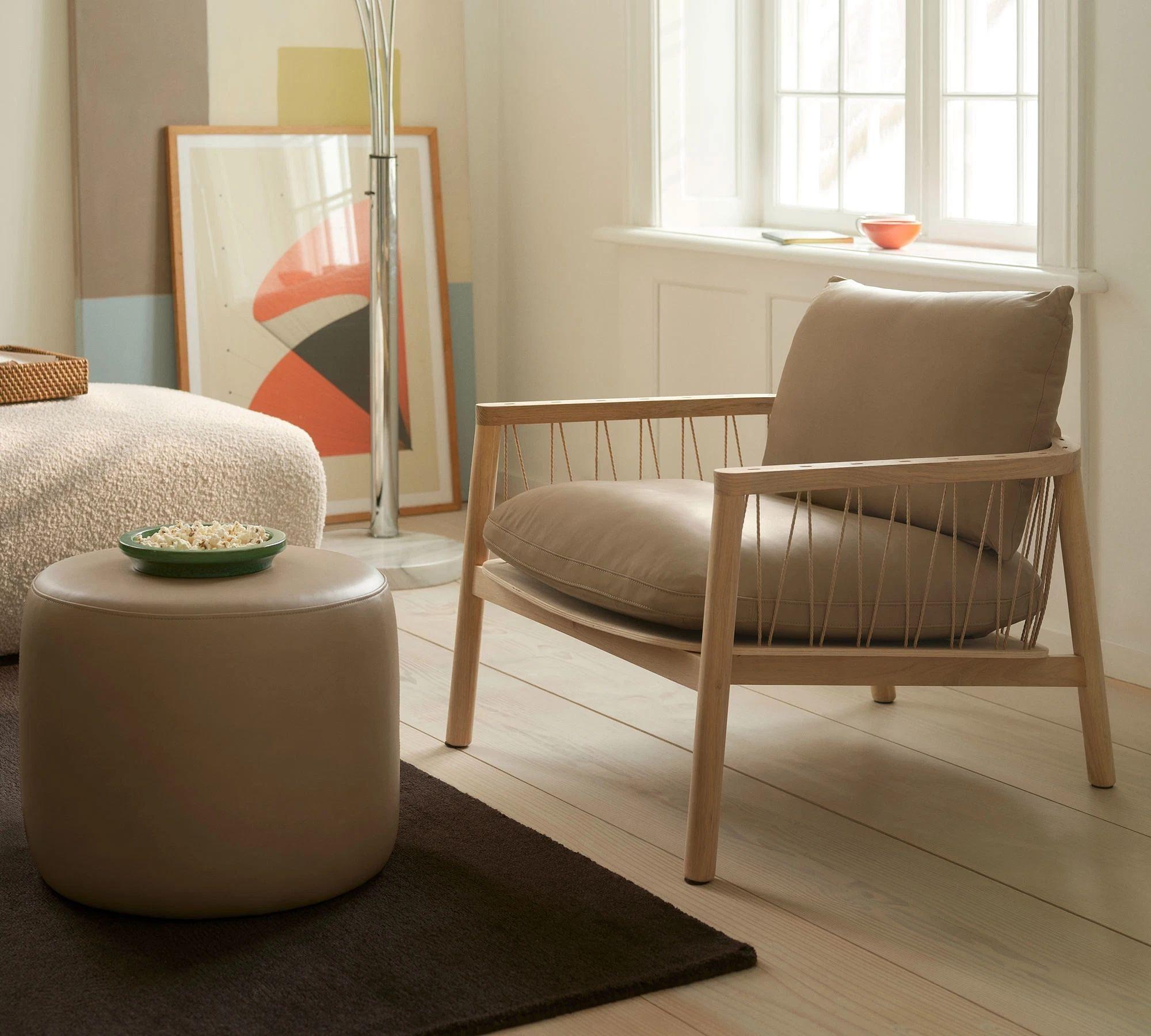 Enzo Sessel Leather Soffy Beige 2