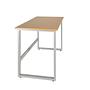 Workspace Light I Schreibtisch Buche Stahl Silber 8