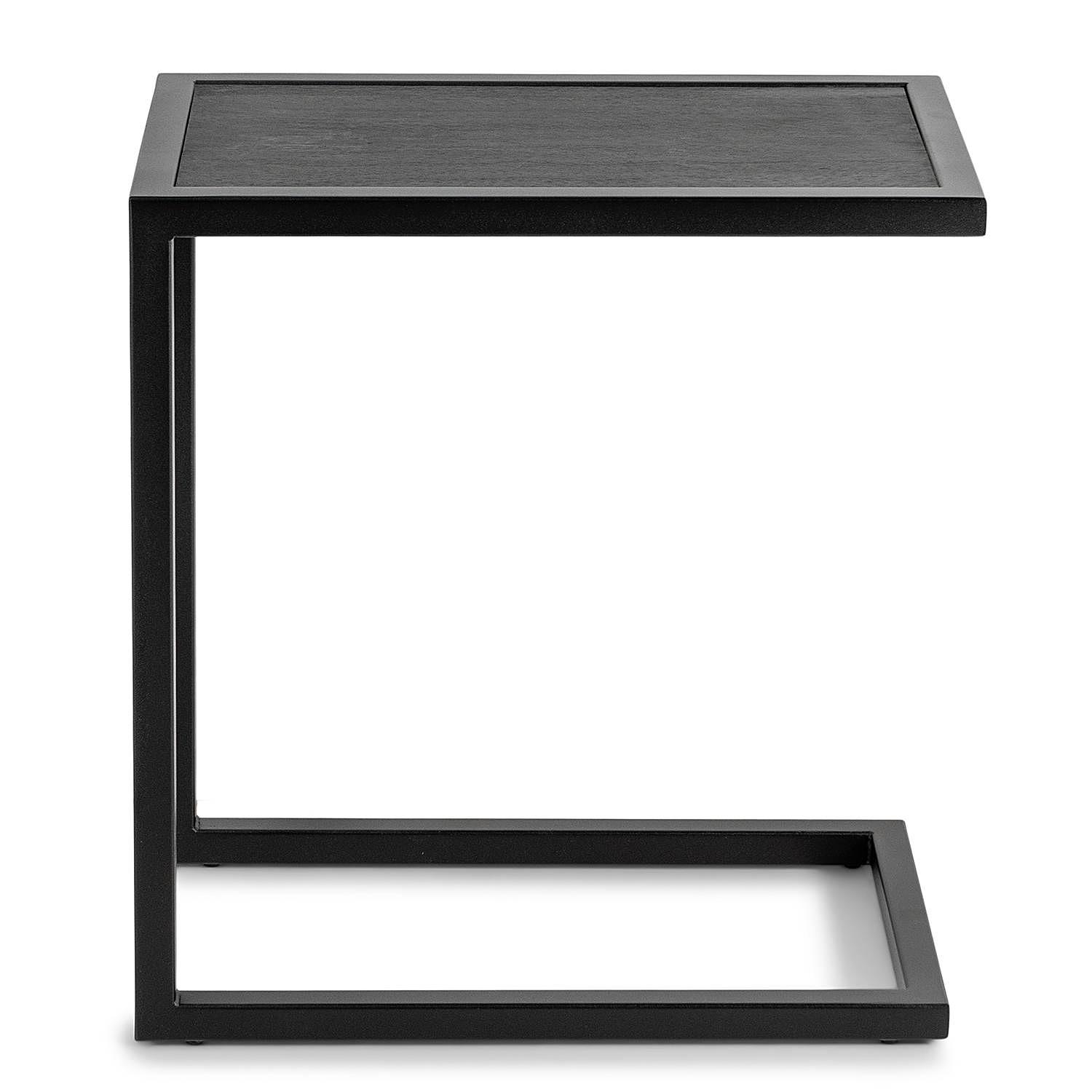 Side table Dareton I Solid Oak Black 3
