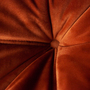 Togo Armchair and Ottoman Set Velvet Amber-Orange 8