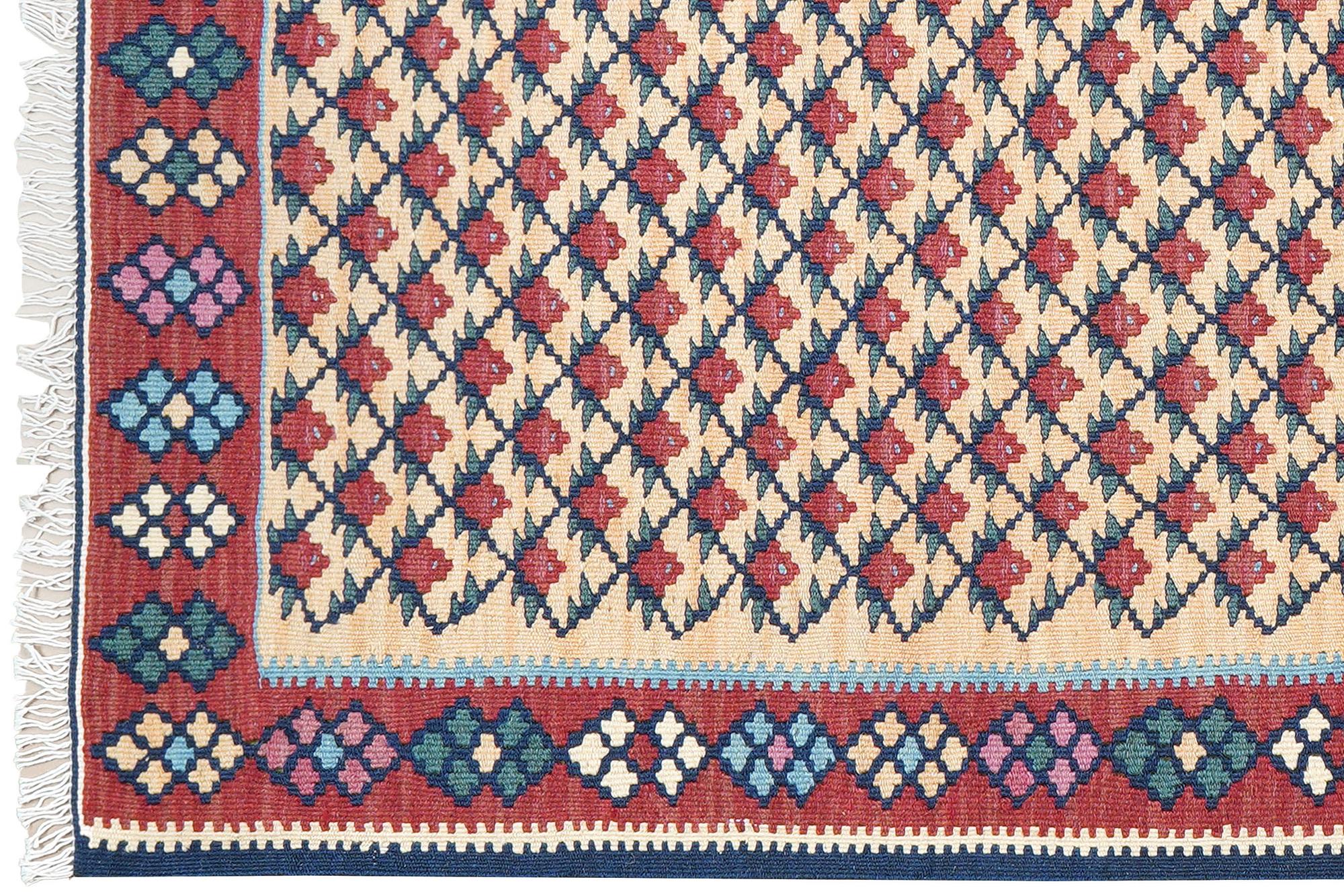 Kelim Gashgai Carpet Wool Multicolored 1