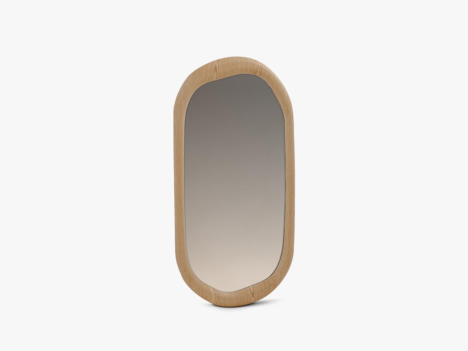 Wall Mirror Sara Natural Oak 60x4.5x120cm 0