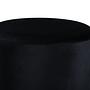 Benji Pouf Messing Schwarzer Samt Ø42cm 1