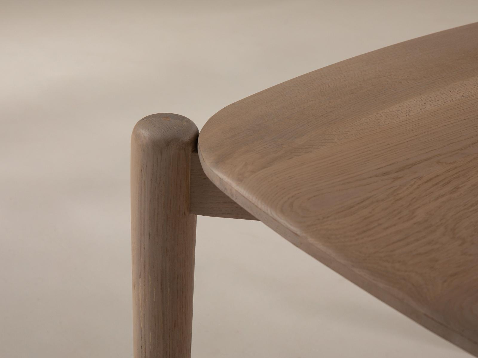 Aires Coffee Table Wood Natural 60x60x45 cm 3