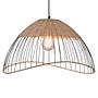 Pendant lamp Reed II Rattan Beige 0