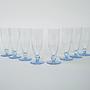 Sparkling Tulips Set Transparent 1980s 2