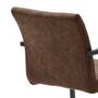 Armchair Faux Leather Brown 4
