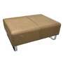 Groove Sofa 3-Sitzer Leder Braun 1