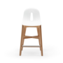 Gotham W SG-65 Barstool Plastic Wood White 1