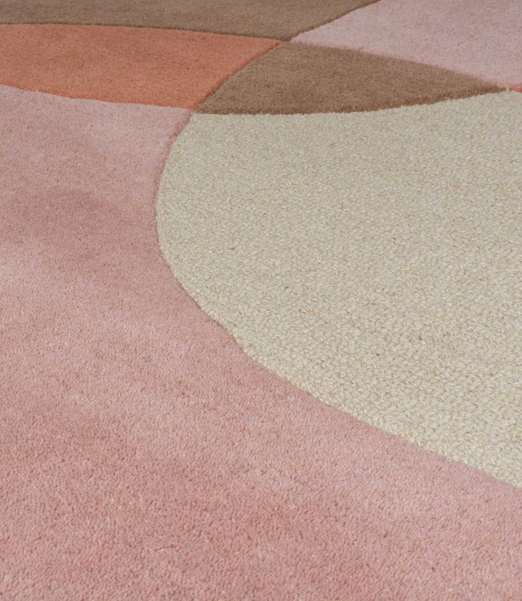 Wollteppich Glow Terracotta 120 x 170 cm 1