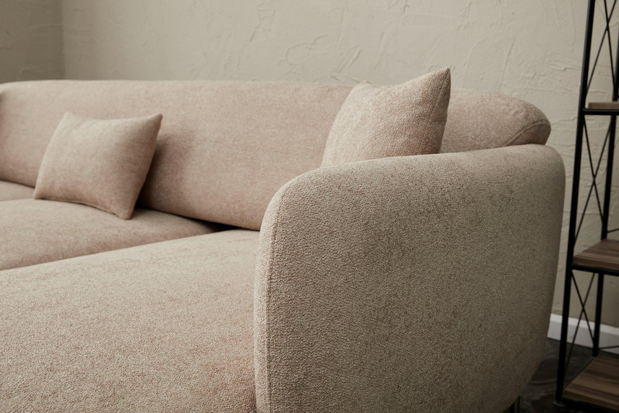 Simena Sofa Récamiere Rechts Beige 5