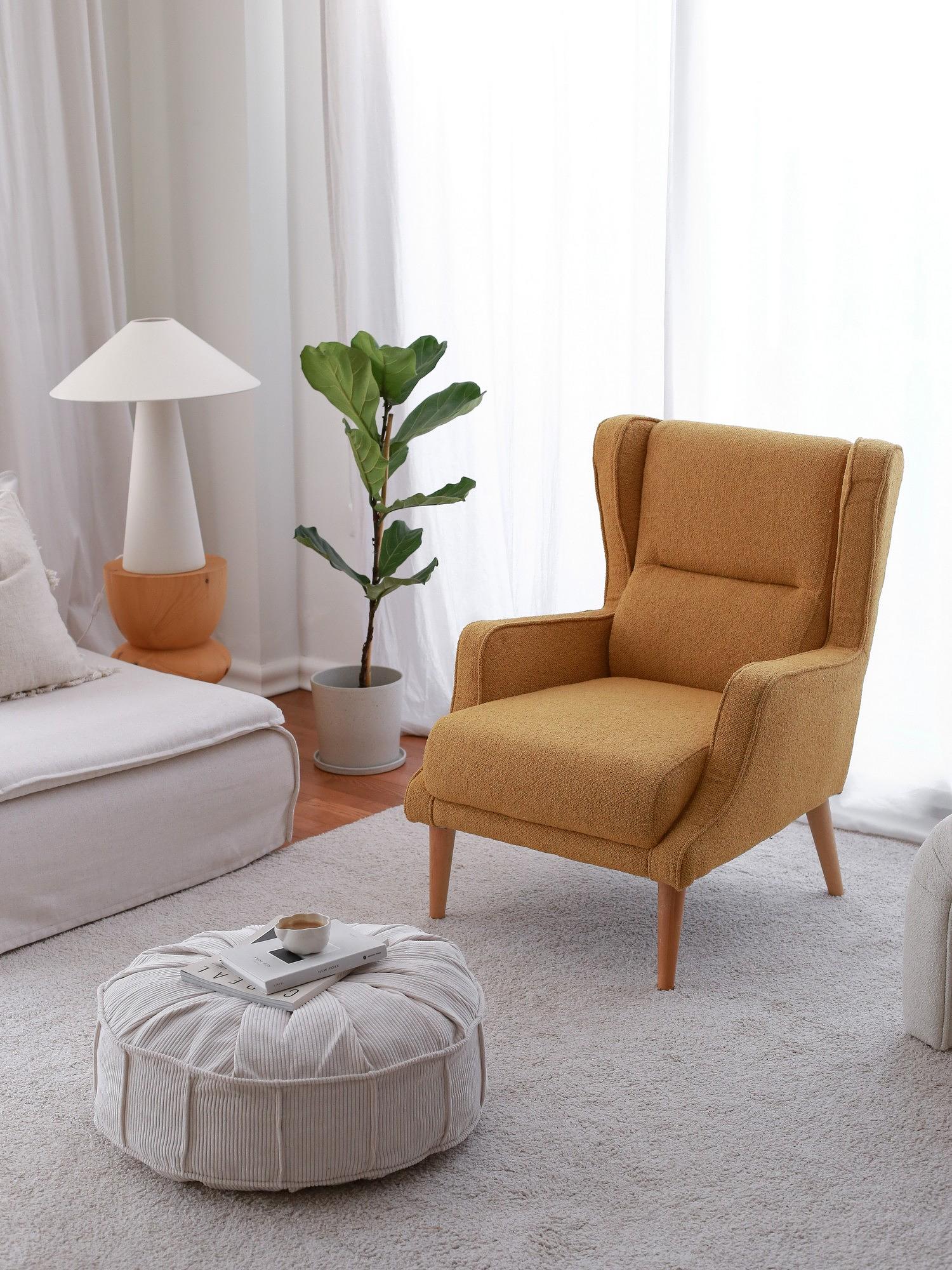 Armchair Mustard Yellow 1