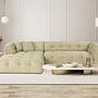 Cady Sofa Chaise Lounge Left Light Green 0