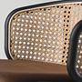 Bar stool Rattan velvet 7