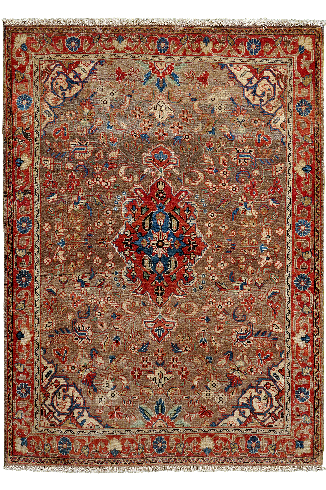 Heritage Teppich Wolle Mehrfarbig 0