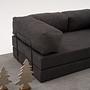 Comfort Schlafsofa 2-Sitzer Anthrazit 2