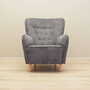 Armchair Velvet Wood Grey 1