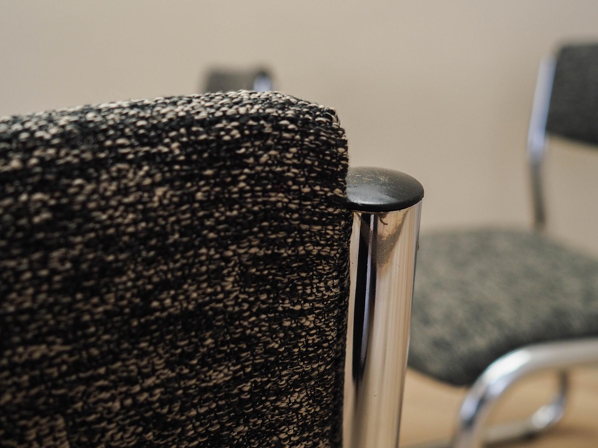 6x Chair Set Wood Brown 1980s 12