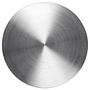 7x Glasuntersetzer Edelstahl Silber Ø 10cm 1