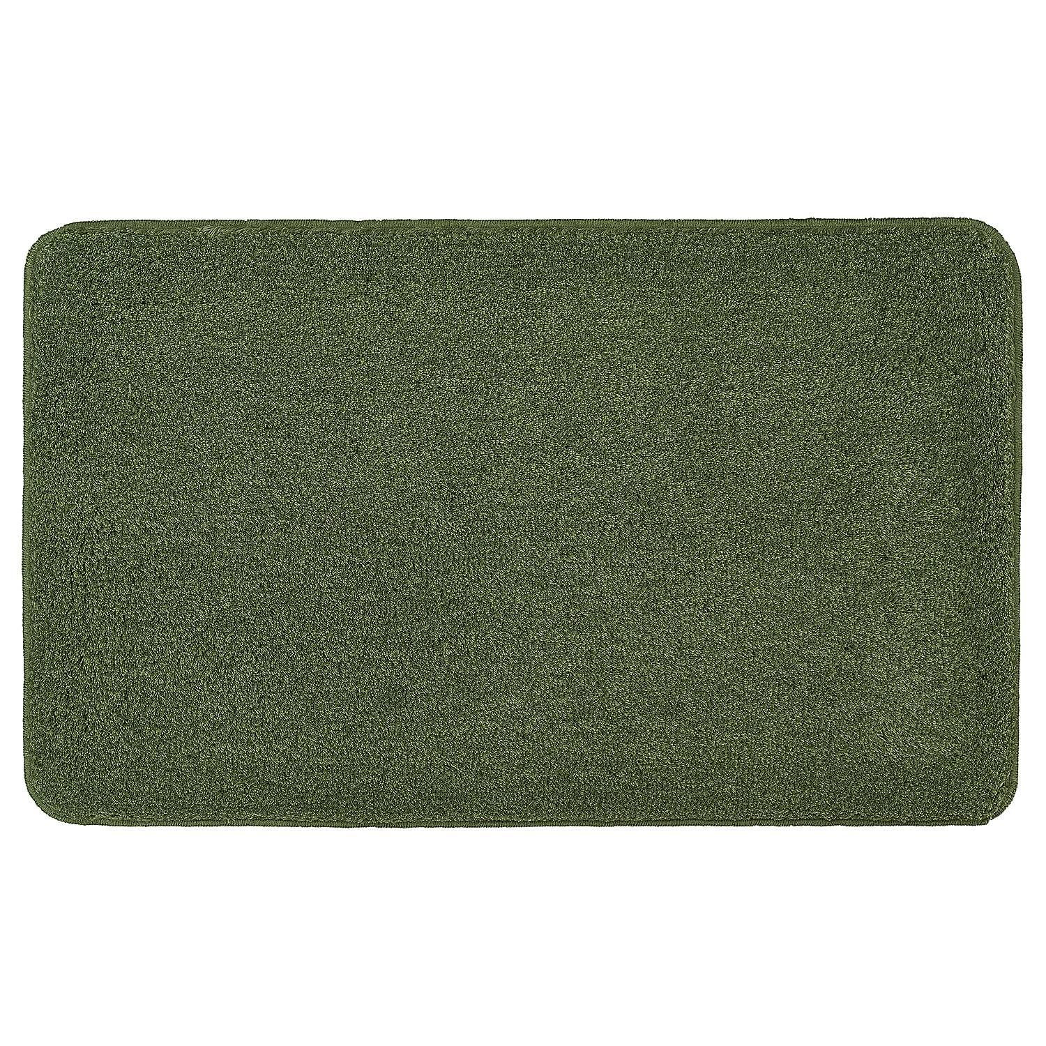 Badteppich Relax Polyacryl Tannengrün 85 x 150 cm 0
