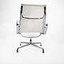 EA116 Office chair Chrome Mesh White 3