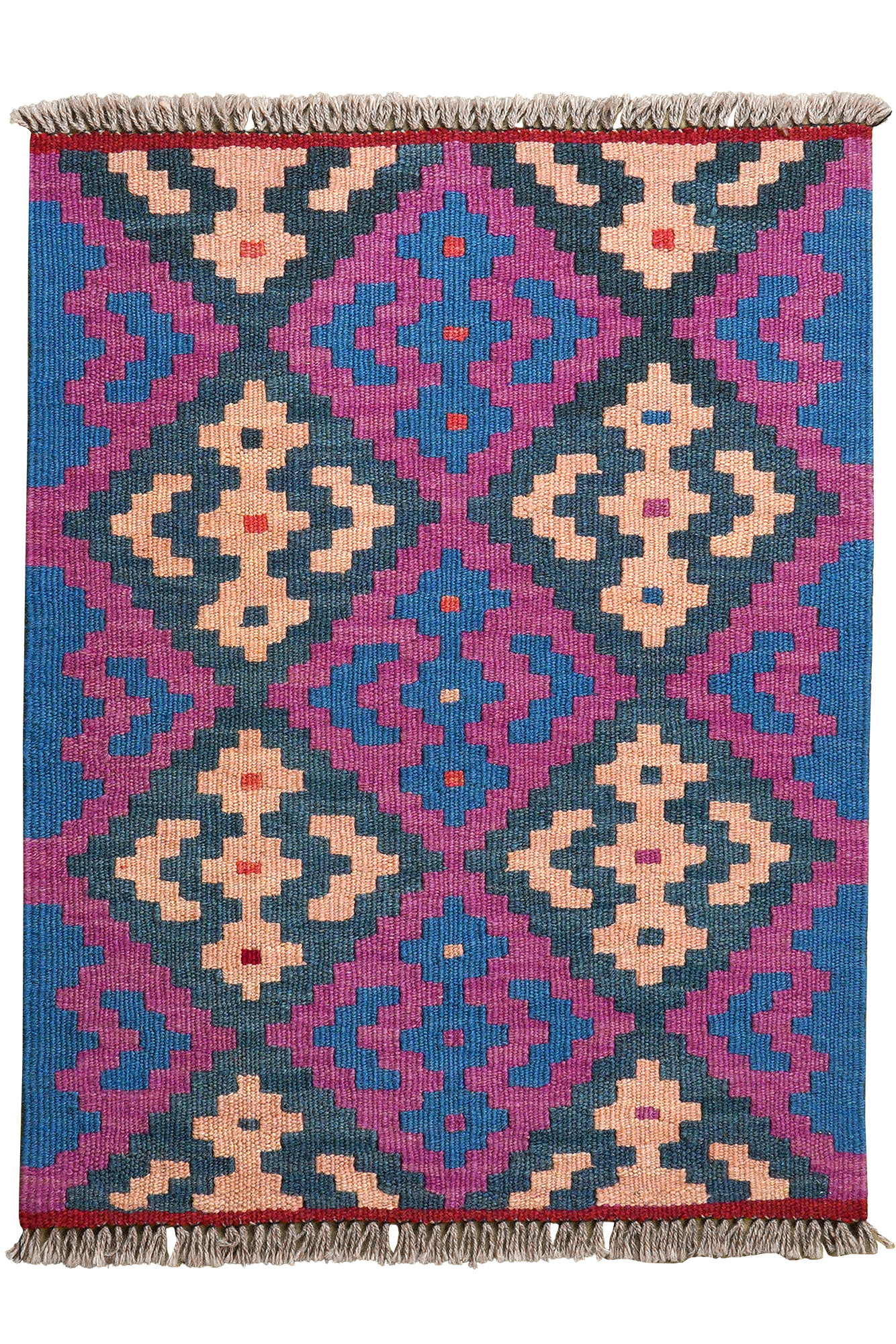 Kilim Gashgai Teppich Mehrfarbig 0