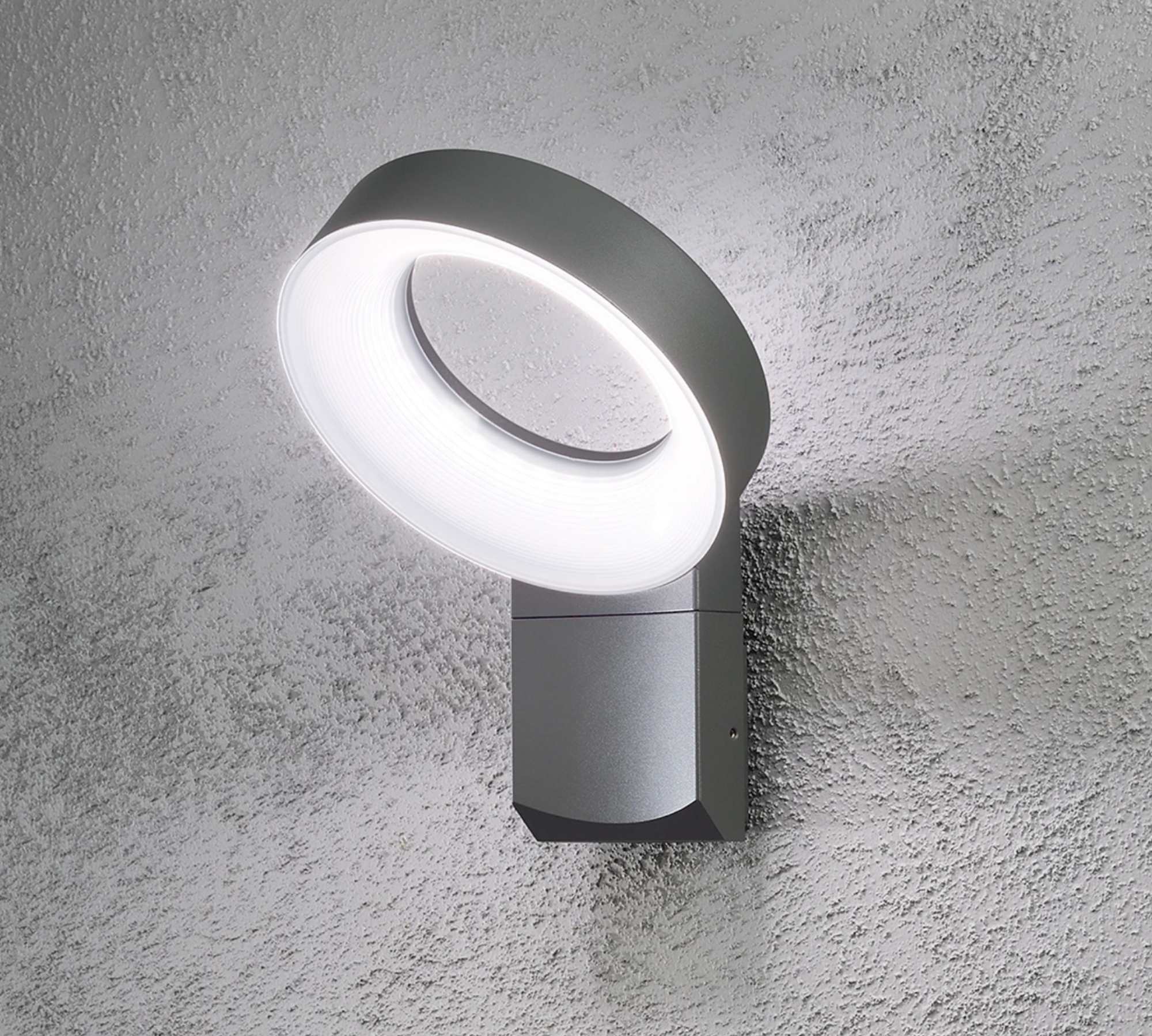 Außenleuchte in Ringform Anthrazit  1