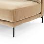 Vincent 1-Sitzer Sofamodul Velour Matt Beige 6