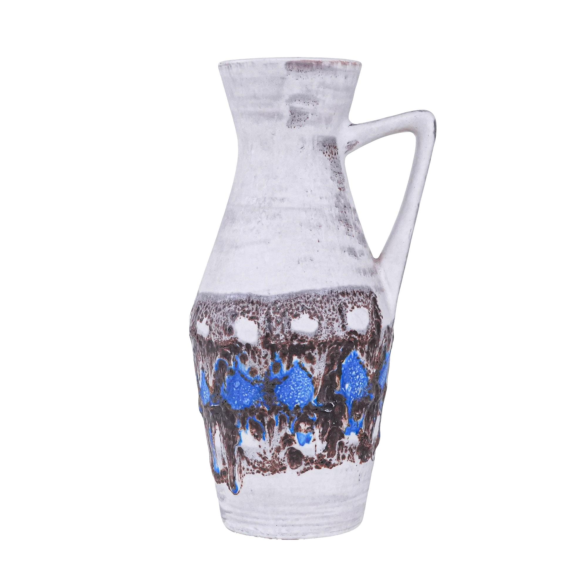 Keramikvase mit Henkel 1960er Jahre 0