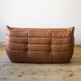 Togo Sofa 2-Sitzer Glattleder Folk Brown 3