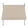 Klemmmarkise ohne Bohren Beige 6