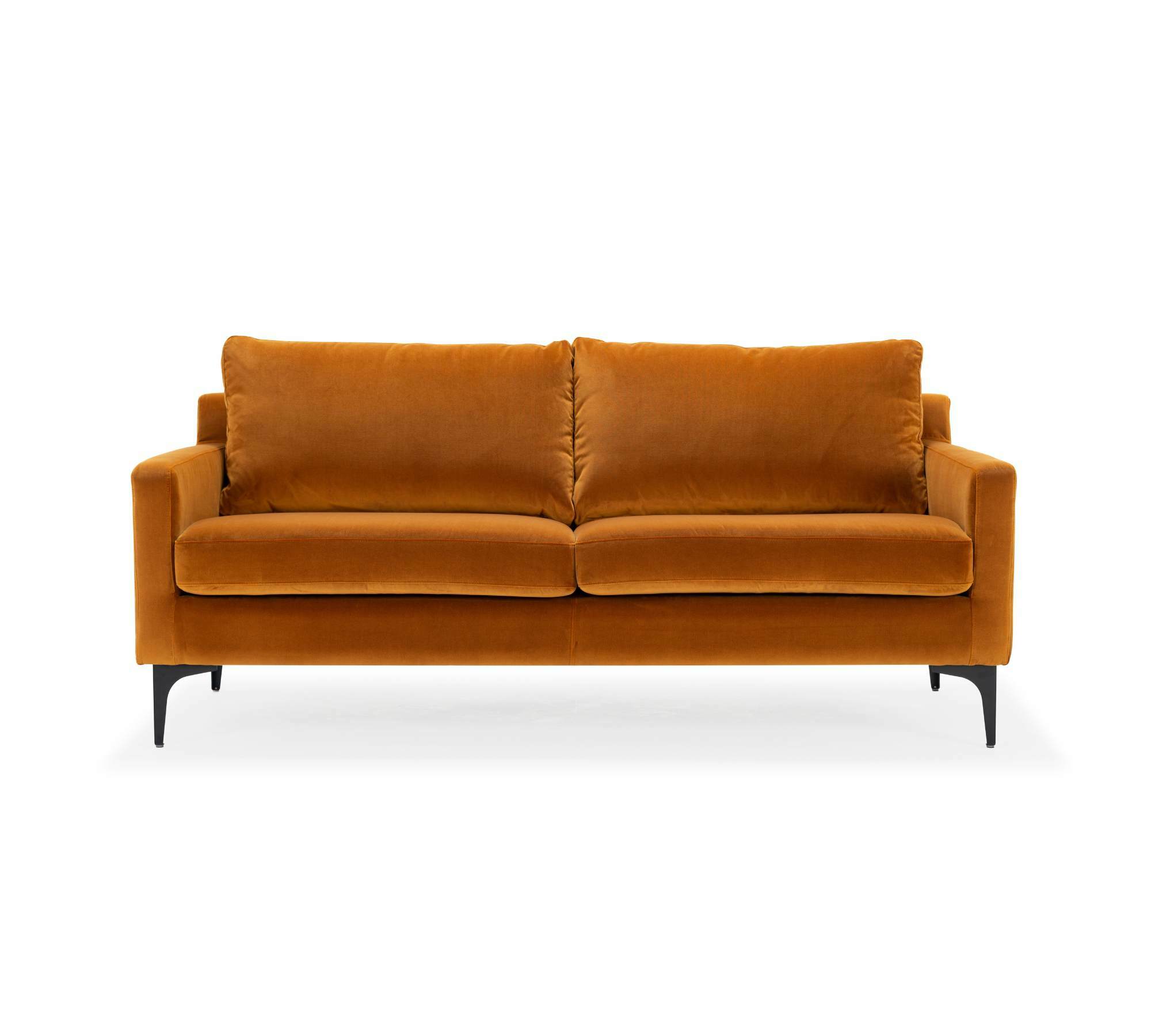 Astha Sofa 2-Sitzer Velour Matt Amber 0