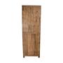 Vitrine mit Tür Mangoholz Glas 1