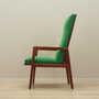 Armchair Teak wood Textile Green 1970s 3