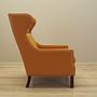 Armchair Leather Orange 1970s 7