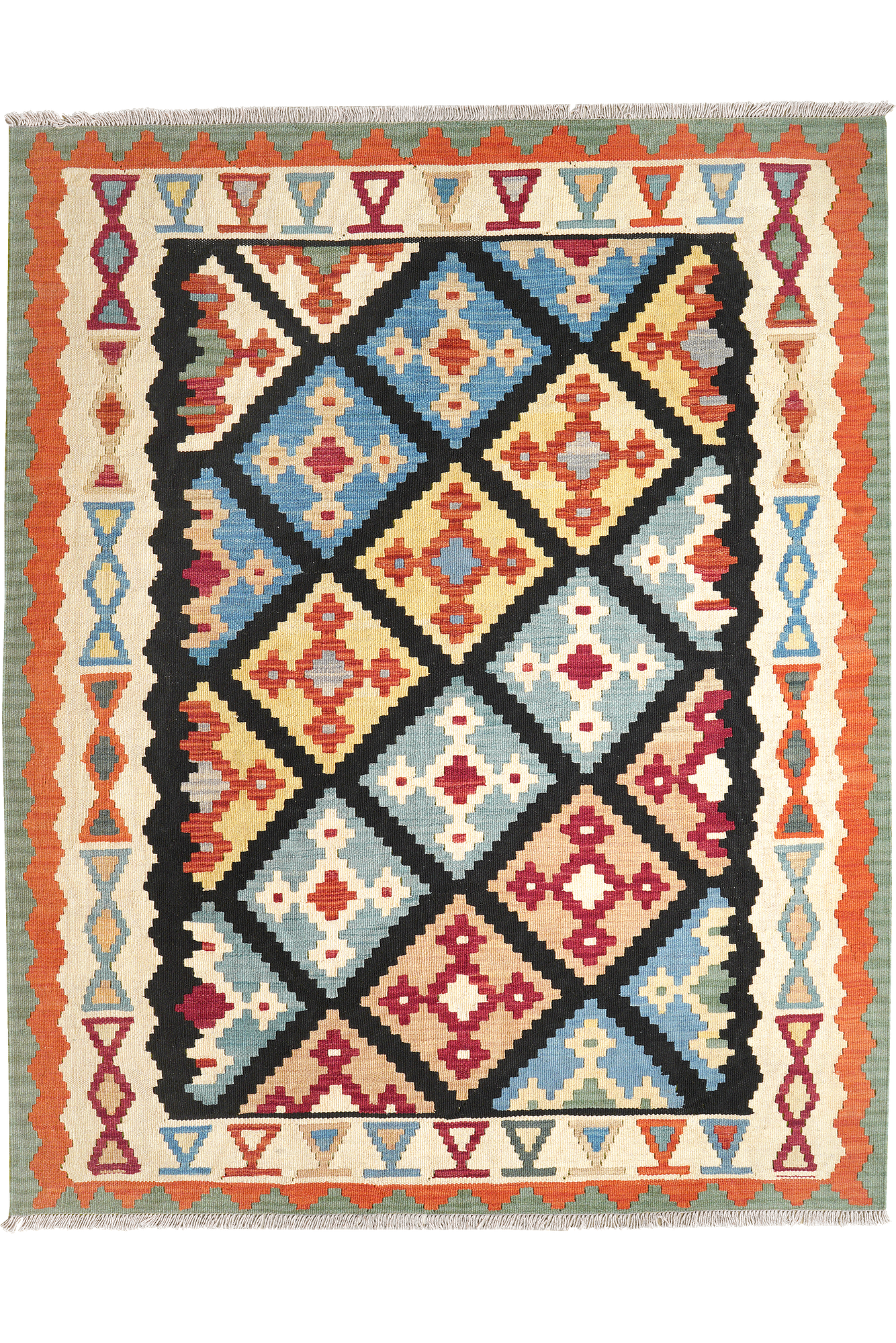 Kelim Gashgai Wool Multicolor 0