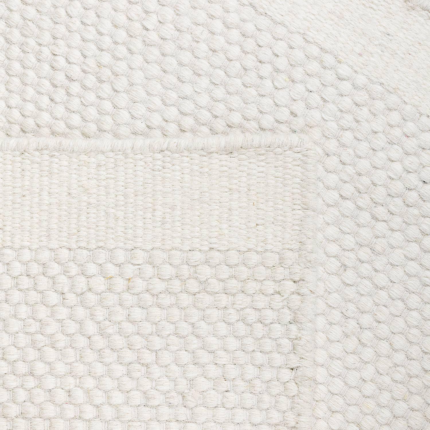 Wollteppich Wooly Idea Baumwolle Naturweiß 240x290cm  3