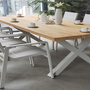 Nofi 2.0 NEW/30 Garden table metal wood cream 0