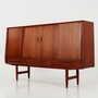 Highboard Teak Brown 1970s 5