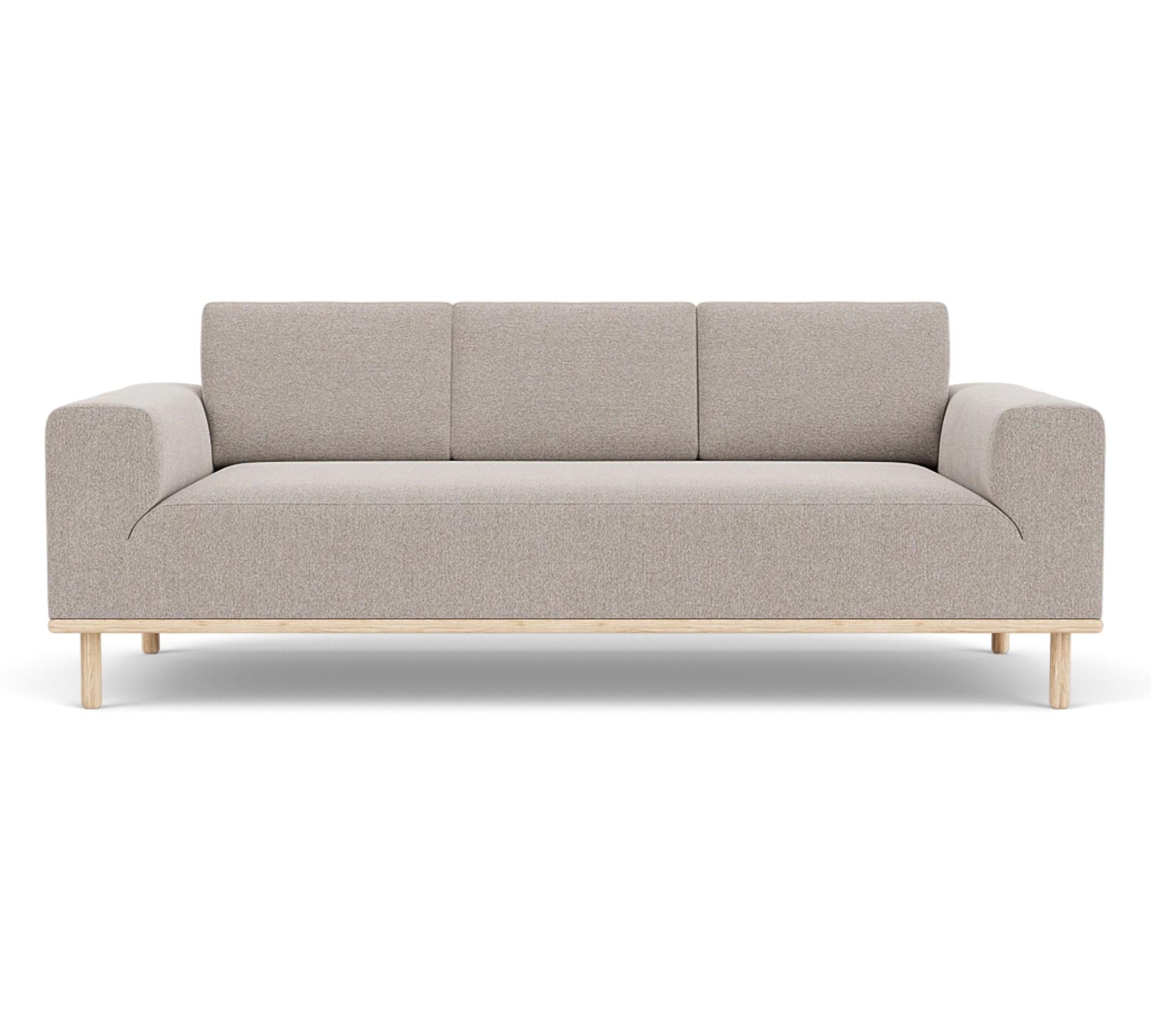 Vilmar Sofa 3-Sitzer Agnes Brown 0