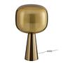 1-Light Art Deco Table Lamp Colored Glass Steel 3