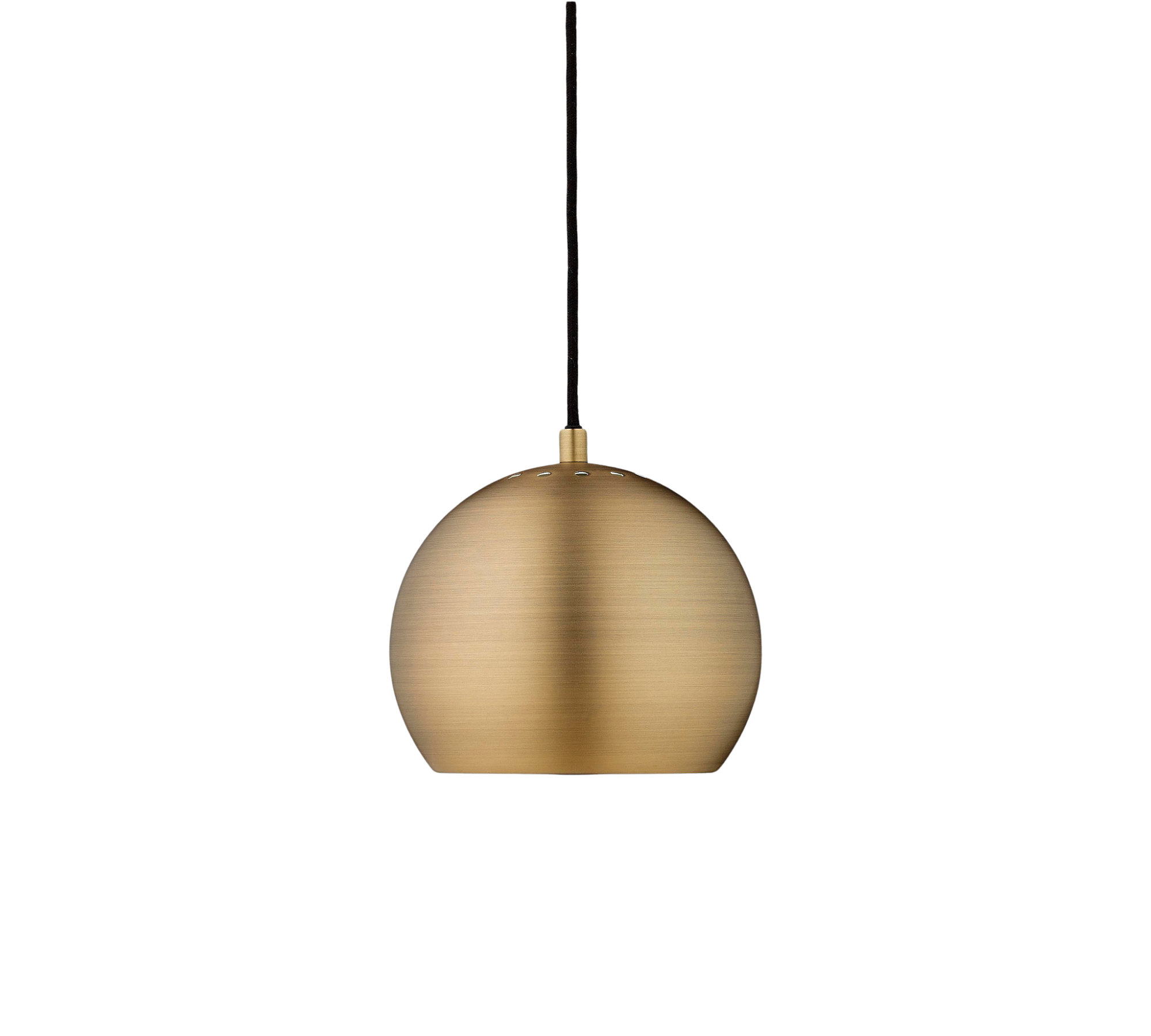 Ball Pendelleuchte Metall Messing Matt 0