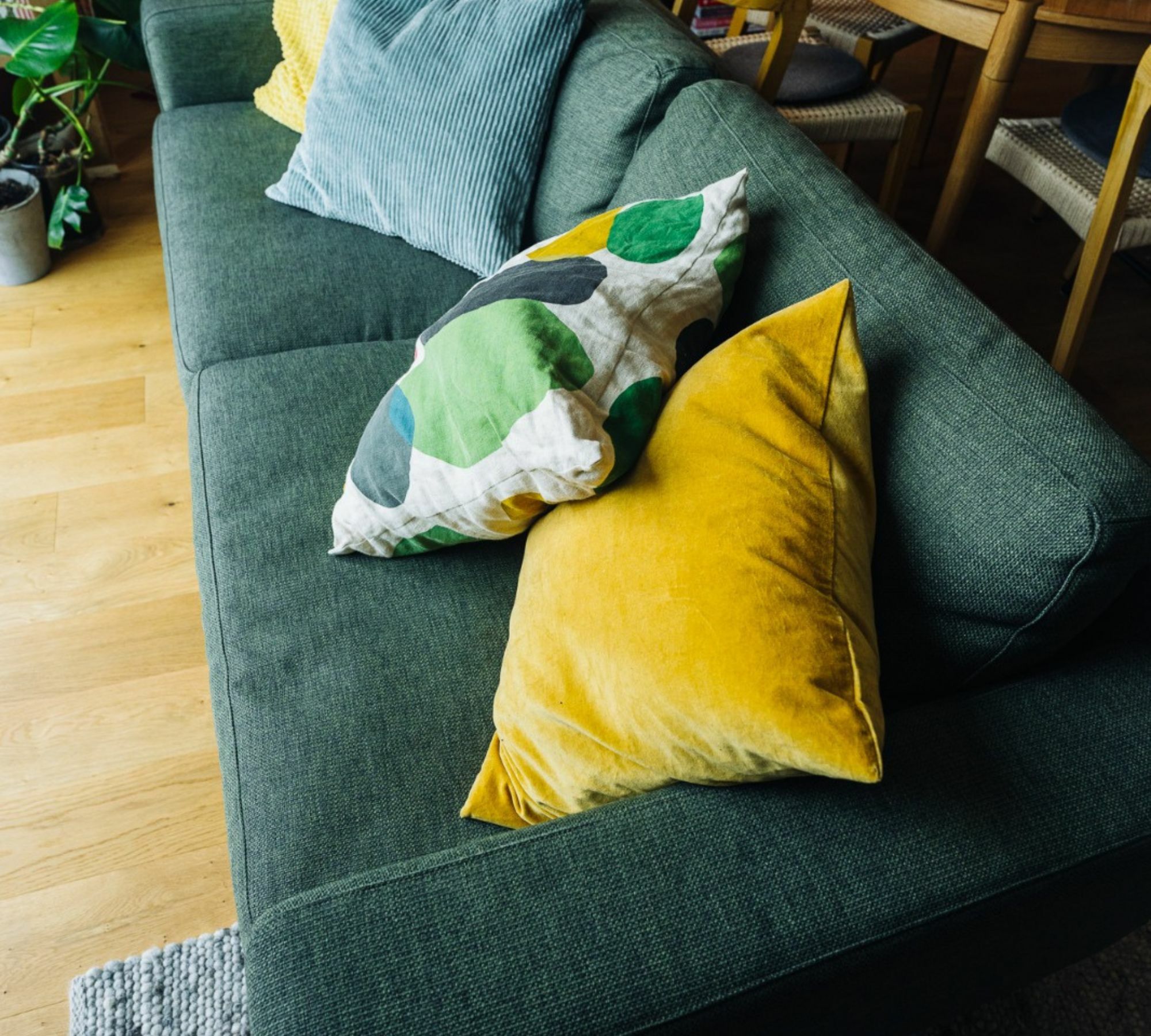 Scandinavia Sofa 2,5-Sitzer Grün 4