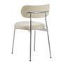 Upholstered chair SUKHO set of 2 Cream 4