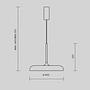 LED Pendelleuchte Gerhard 1-Flammig Acrylglas Metall  4